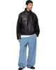 Solid Homme Solid Homme Black Grained Lambskin Jacket - 4