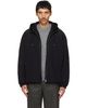 Solid Homme Solid Homme Black Layered Taffeta Jacket - 1