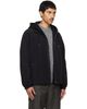 Solid Homme Solid Homme Black Layered Taffeta Jacket - 2