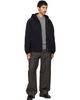 Solid Homme Solid Homme Black Layered Taffeta Jacket - 4