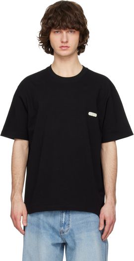 Solid Homme Solid Homme Black Solid Back Logo Short Sleeve T-shirt