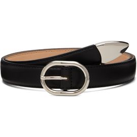 Solid Homme Solid Homme Black Solid Belt
