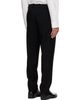 Solid Homme Solid Homme Black Wool Set-Up Trousers - 3