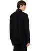 Solid Homme Solid Homme Black Wool Stitch Shirt - 3