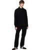 Solid Homme Solid Homme Black Wool Stitch Shirt - 4