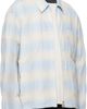 Solid Homme Solid Homme Blue & Beige Striped Zip-Up Shirt - 2