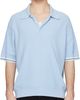 Solid Homme Solid Homme Blue Collared Short-Sleeve Terry Knit Polo - 1