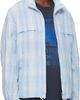 Solid Homme Solid Homme Blue High Neck Check Blouson Jacket - 2
