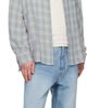 Solid Homme Solid Homme Blue Viscose Linen Check Shirt - 4