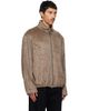 Solid Homme Solid Homme Brown Faux-Fur Jacket - 2