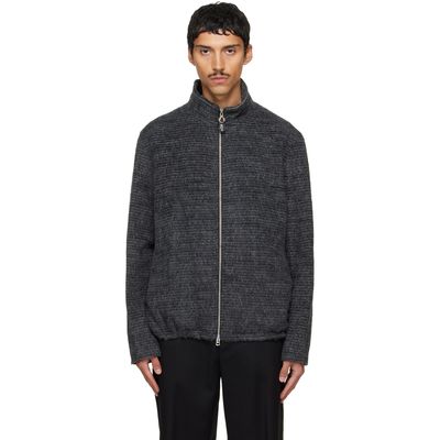 Solid Homme Solid Homme Gray Alpaca Jacket