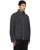 Solid Homme Solid Homme Gray Alpaca Jacket - 2
