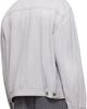 Solid Homme Solid Homme Gray Leather Collared Denim Trucker Jacket - 3