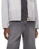 Solid Homme Solid Homme Gray Leather Collared Denim Trucker Jacket - 4