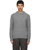 Solid Homme Solid Homme Gray Marled Sweater - 1