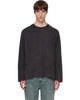Solid Homme Solid Homme Gray Patch Pocket Long Sleeve T-shirt - 1