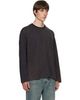 Solid Homme Solid Homme Gray Patch Pocket Long Sleeve T-shirt - 2