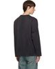 Solid Homme Solid Homme Gray Patch Pocket Long Sleeve T-shirt - 3