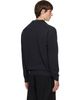 Solid Homme Solid Homme Gray Spread Collar Wool Polo - 3