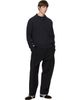 Solid Homme Solid Homme Gray Spread Collar Wool Polo - 4