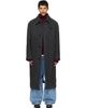 Solid Homme Solid Homme Gray Tweed Coat - 1