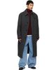 Solid Homme Solid Homme Gray Tweed Coat - 4