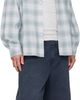 Solid Homme Solid Homme Green & Gray Wool Cotton Check Shirt - 4