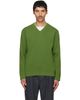 Solid Homme Solid Homme Green Wool Sweater - 1