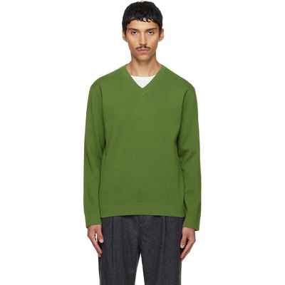 Solid Homme Solid Homme Green Wool Sweater