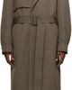 Solid Homme Solid Homme Khaki Belt Trench Coat - 1