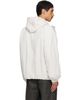 Solid Homme Solid Homme Off-White Layered Taffeta Jacket - 3