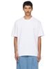 Solid Homme Solid Homme White Solid Back Logo T-shirt - 1
