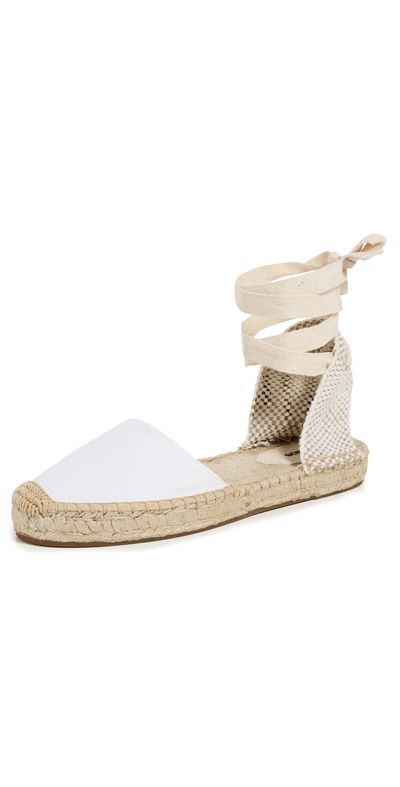 Soludos Soludos Lauren Lace-Up Espadrilles Oasis White