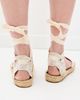 Soludos Soludos Lauren Lace-Up Espadrilles Oasis White - 4