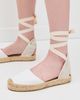 Soludos Soludos Lauren Lace-Up Espadrilles Oasis White - 5
