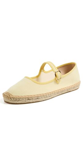 Soludos Soludos Mary Jane Espadrilles Butter Yellow