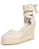 Soludos Soludos Platform Wedge Espadrilles Ivory - 1