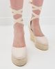 Soludos Soludos Platform Wedge Espadrilles Ivory - 3