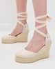 Soludos Soludos Platform Wedge Espadrilles Ivory - 5