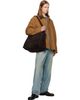 Song for the Mute Song for the Mute Beige Button Up 'Suede Moleskin' Coach Jacket - 4