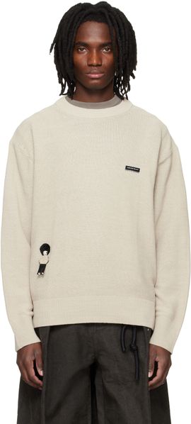 Song for the Mute Song for the Mute Beige Oversized Sweater