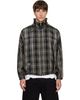 Song for the Mute Song for the Mute Black & Beige Hooded Track Jacket - 1