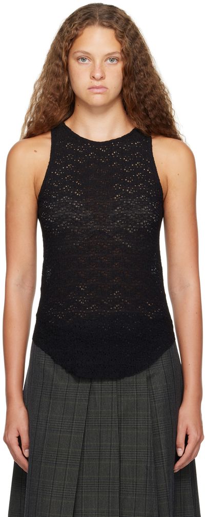 Song for the Mute Song for the Mute Black Crewneck Tank Top