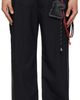 Song for the Mute Song for the Mute Black Slash Loose Pleated Trousers - 1
