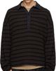 Song for the Mute Song for the Mute Brown Piano Knit L/S Polo - 1