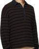 Song for the Mute Song for the Mute Brown Piano Knit L/S Polo - 2