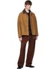 Song for the Mute Song for the Mute Brown Wool Double-Pleat Key Clasp Trousers - 4