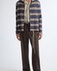 SONG FOR THE MUTE SONG FOR THE MUTE Loose Pin Stitch Stretch Gabardine Pants - 2