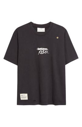 SONG FOR THE MUTE SONG FOR THE MUTE x Birkenstock The Rebel Distressed Graphic T-Shirt