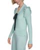 Sonia Rykiel Sonia Rykiel Collar and Bow Tie Wool Blend Sweater - 3